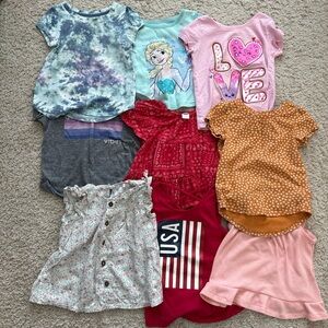 Assorted Girls' T-Shirts Bundle